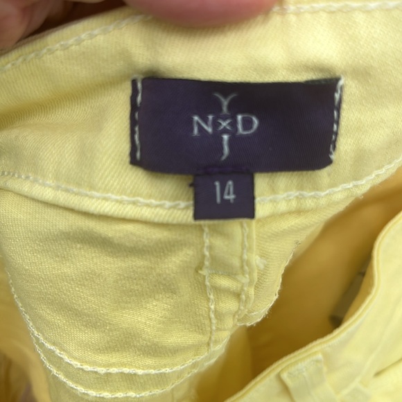 NYDJ Nordstrom Clarissa Ankle Butter Yellow Pant, 14, Great Preloved Condition ✨ - Picture 14 of 15